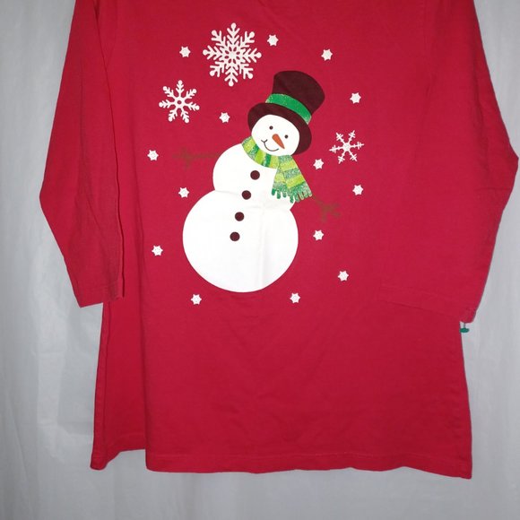 BELLA SNOWMAN WINTER CHRISTMAS HOLIDAY THEME TOP - Picture 4 of 9